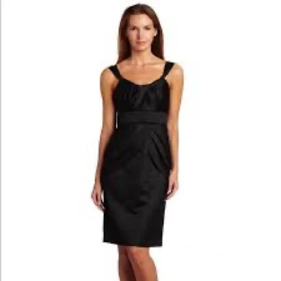 max and cleo black cocktail dress Max and Cleo Pleated Halter Cocktail XS Dress MSRP $118 Black Marilyn Monroe